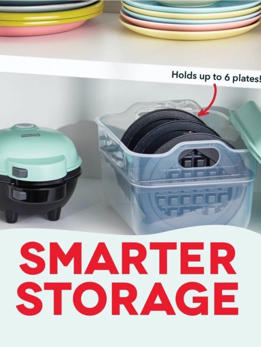 DASH Multi Mini Plate Storage - Picture 2 of 6